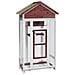 Casetta per Uccelli Moka 91,5x53x170 cm Legno Massello Pino - Foto miniatura 2