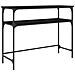 Tavolino Consolle Nero 100x35,5x75 Cm In Legno Multistrato - Foto miniatura 2