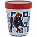 Bicchiere Rosso Per Bambini In Plastica Spiderman Uomo Ragno 260 Ml Con Base Antiscivolo - Foto miniatura 3