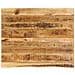 Piano Tavolo 90x80x2,5 Cm Bordi Vivi Legno Di Mango Grezzo - Foto miniatura 1