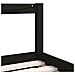 Giroletto per Bambini con Cassetti Nero 90x190 cm Massello Pino - Foto miniatura 10
