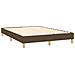 Letto a Molle Materasso e LED Marrone Scuro 140x200 cm Tessuto - Foto miniatura 2