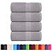 Asciugamani Per Sapone 4 Pz Grigio 30x30cm 360g/m 100% Cotone - Foto miniatura 2