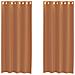 Tende In Voile Con Occhielli 2 Pz Terracotta - Foto miniatura 2