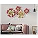 Decorazione In Metallo 3d Fiori 19 - Multicolore - Metallo - 91,4x6,4x50,8 Cm - Foto miniatura 5