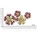 Decorazione In Metallo 3d Fiori 19 - Multicolore - Metallo - 91,4x6,4x50,8 Cm - Foto miniatura 6