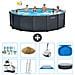 Piscina Fuori Terra - In Giro - 478x124 Cm - Grigio - Include Accessori Coordinati A2744 - Foto miniatura 1