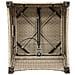 Poltrona reclinabile  con cuscino Beige in polyrattan - Foto miniatura 9