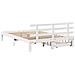 Giroletto con Cassetti Bianco 150x200 cm Legno Massello di Pino - Foto miniatura 6