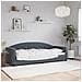 Letto da Giorno Grigio Scuro 80x200 cm in Velluto - Foto miniatura 2