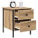 Comodino Artisan Oak 40x42x50 cm Legno Ingegnerizzato - Foto miniatura 3