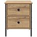 Comodino Artisan Oak 40x42x50 cm Legno Ingegnerizzato - Foto miniatura 6