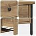 Comodino Artisan Oak 40x42x50 cm Legno Ingegnerizzato - Foto miniatura 9