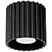 Lampada Da Soffitto Aura 1 Nero Gu10 Sl. 1784 - Minimalist Lampada A Soffitto Nero 10x10x10 Cm - Foto miniatura 1