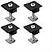 Wetown Supporto Per Modulo Solare Morsetti Centrali 4 Pezzi 35mm - Foto miniatura 1