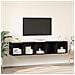 Set di mobili TV 2 pcs Rovere nero 37 x 37 x 142.5 cm - Foto miniatura 2