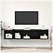 Set di mobili TV 2 pcs Rovere nero 37 x 37 x 142.5 cm - Foto miniatura 4