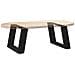 Gambe per Tavolino da Caffè a Forma di U 2 pz Nere 40x(30-31) cm Acciaio - Foto miniatura 8