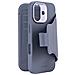 Custodia Magsafe Per Iphone 17 In Silicone Testurizzato Antiscivolo Serie Forever, Blu - Foto miniatura 2