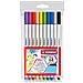 Pen 68 brush - Pennarello Premium con punta a pennello - Astuccio da 10 - con 10 colori assortiti - Foto miniatura 1
