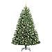 Albero di Natale Artificiale con Rami Pieghevoli Verde 210 cm - Foto miniatura 4