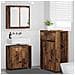 Set di mobili per il bagno con cassetto 3 pcs Legno vecchio - Foto miniatura 2