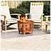 Dischi Quadrati 4 pcs Argento 100 x 50 cm Alluminio - Foto miniatura 2