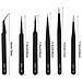 Set Di Pinzette Di Precisione Esd-10 A Esd-15 - Antimagnetiche, Resistenti Agli Acidi | Acciaio Inossidabile | Per Elettronica E Lavori Di Precisione - Foto miniatura 2