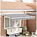 Tenda Retrattile Antracite e Bianco 250 x 200 cm - Foto miniatura 2