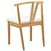 Sedia da pranzo 2 pcs Naturale e chiaro Legno di gomma solido - Foto miniatura 7