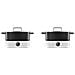 Hot Pot Cooker 6 L Nero, Bianco 2000 W - Foto miniatura 2
