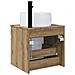 Mobile lavabo da parete Rovere Artigianale 49 x 44,5 x 66 cm - Foto miniatura 3