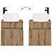 Mobile lavabo da parete Rovere Artigianale 49 x 44,5 x 66 cm - Foto miniatura 6