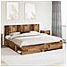 Testiera Letto Legno antico Legno ingegnerizzato - Foto miniatura 2