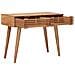 Scrivania Fatta a Mano Marrone Teak Legno di Acacia Massello - Foto miniatura 4