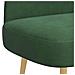 Panchina imbottita con schienale Verde giungla 110 x 60 x 76 cm - Foto miniatura 5