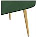 Panchina imbottita con schienale Verde giungla 110 x 60 x 76 cm - Foto miniatura 6