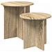 Set tavolini 2 pcs Rovere Sonoma Legno ingegnerizzato - Foto miniatura 1