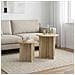 Set tavolini 2 pcs Rovere Sonoma Legno ingegnerizzato - Foto miniatura 2
