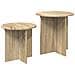 Set tavolini 2 pcs Rovere Sonoma Legno ingegnerizzato - Foto miniatura 5