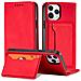 Custodia Magnetica Per Iphone 12 Pro Max, Portafoglio Per Carte, Supporto Per Carte, Rosso. - Foto miniatura 2