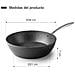 -27138-Padella Easy Frying, in alluminio forgiato, con rivestimento antiaderente a triplo strato, - Foto miniatura 3