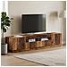 Mobile TV LED a 5 pezzi Legno antico Legno ingegnerizzato - Foto miniatura 5