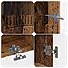 Mobile TV LED a 5 pezzi Legno antico Legno ingegnerizzato - Foto miniatura 6