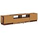 Mobile TV LED a 5 pezzi Legno antico Legno ingegnerizzato - Foto miniatura 8