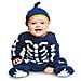 Costume di cotone per bambini scheletro per bambini taglia 7-12 mesi - Foto miniatura 1