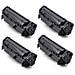 TONER - Per Hp Q2612a E Canon Fx10 2000pp - Foto miniatura 4