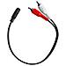 Cavo audio jack 3,5 mm stereo femmina a 2 RCA maschio, lunghezza cavo 0,3 m. - Foto miniatura 1
