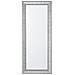 Specchio Da Parete In Colore Argento 50 X 130 Cm Bubry - Foto miniatura 1