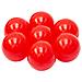 Set Di 50 Palline 5,5cm Per Riempire Piscine Gioco Per Bambini Rosso - Foto miniatura 2